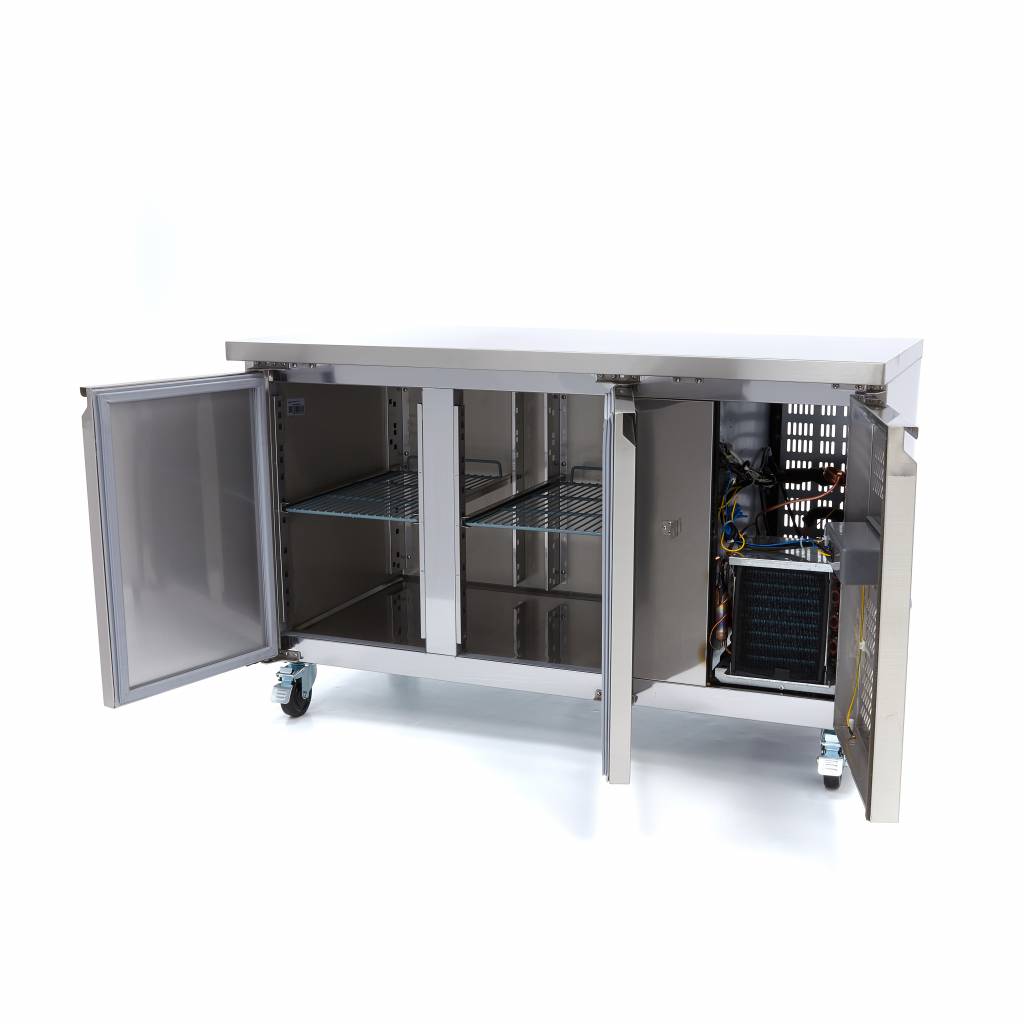 Frysskåp - 314L - 136cm - 2 Dörrar