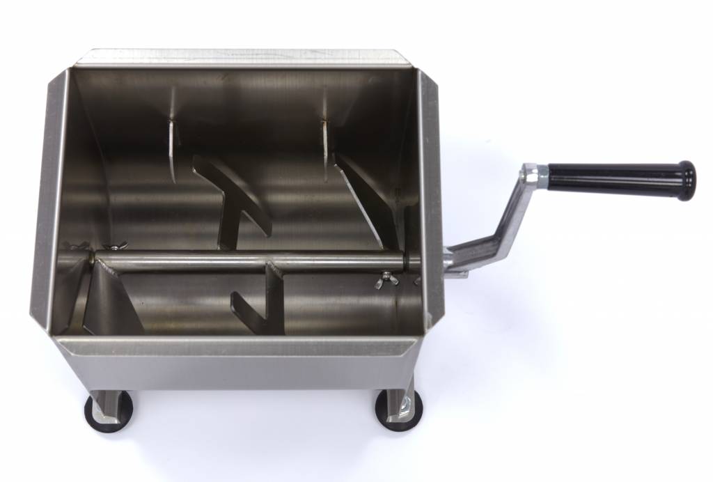 Köttblandare - 10L - 7,5kg Kött - Enkelt skaft - Manuell