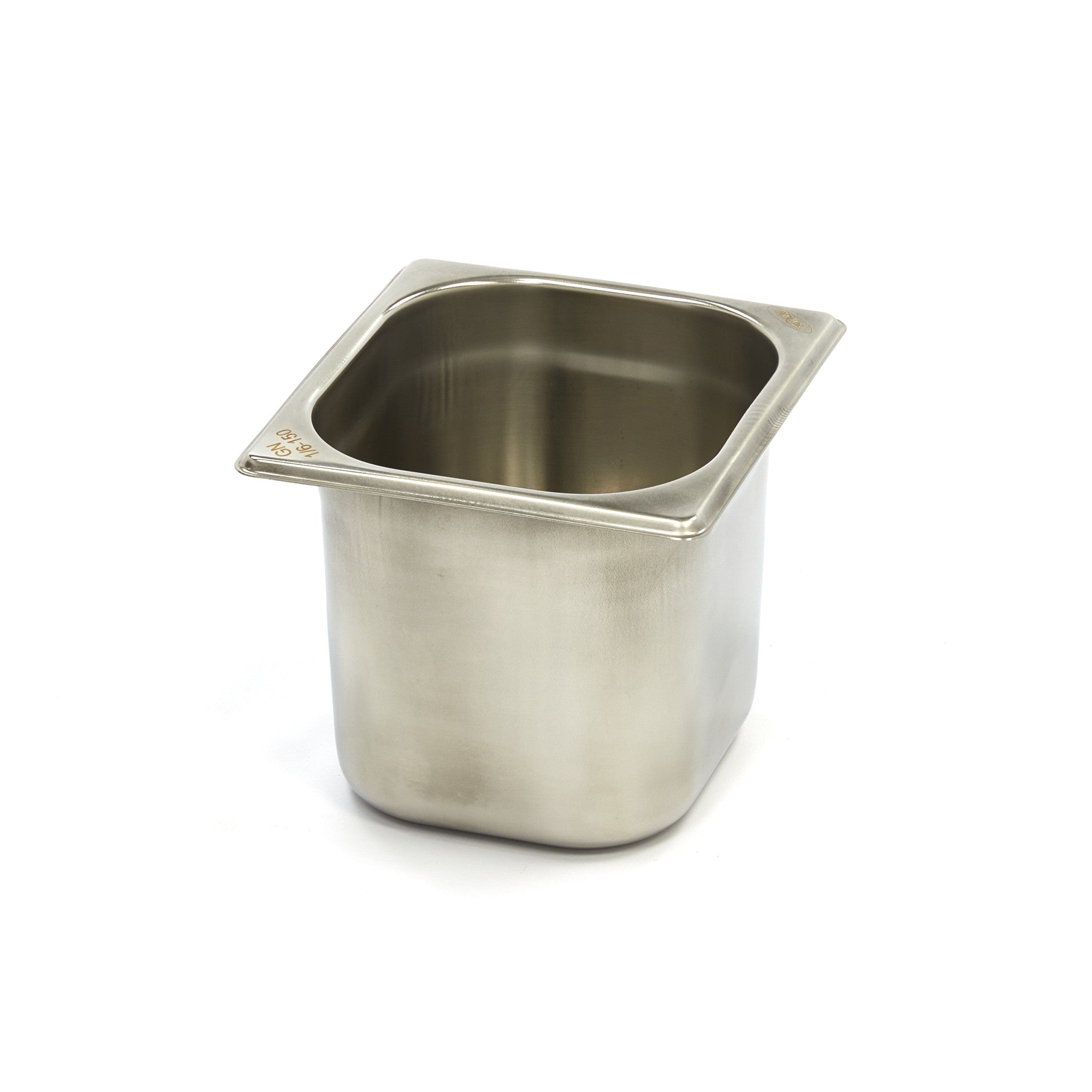 Gastronorm behållare - 3 st - 1/6 GN - 15 cm djup - rostfritt stål