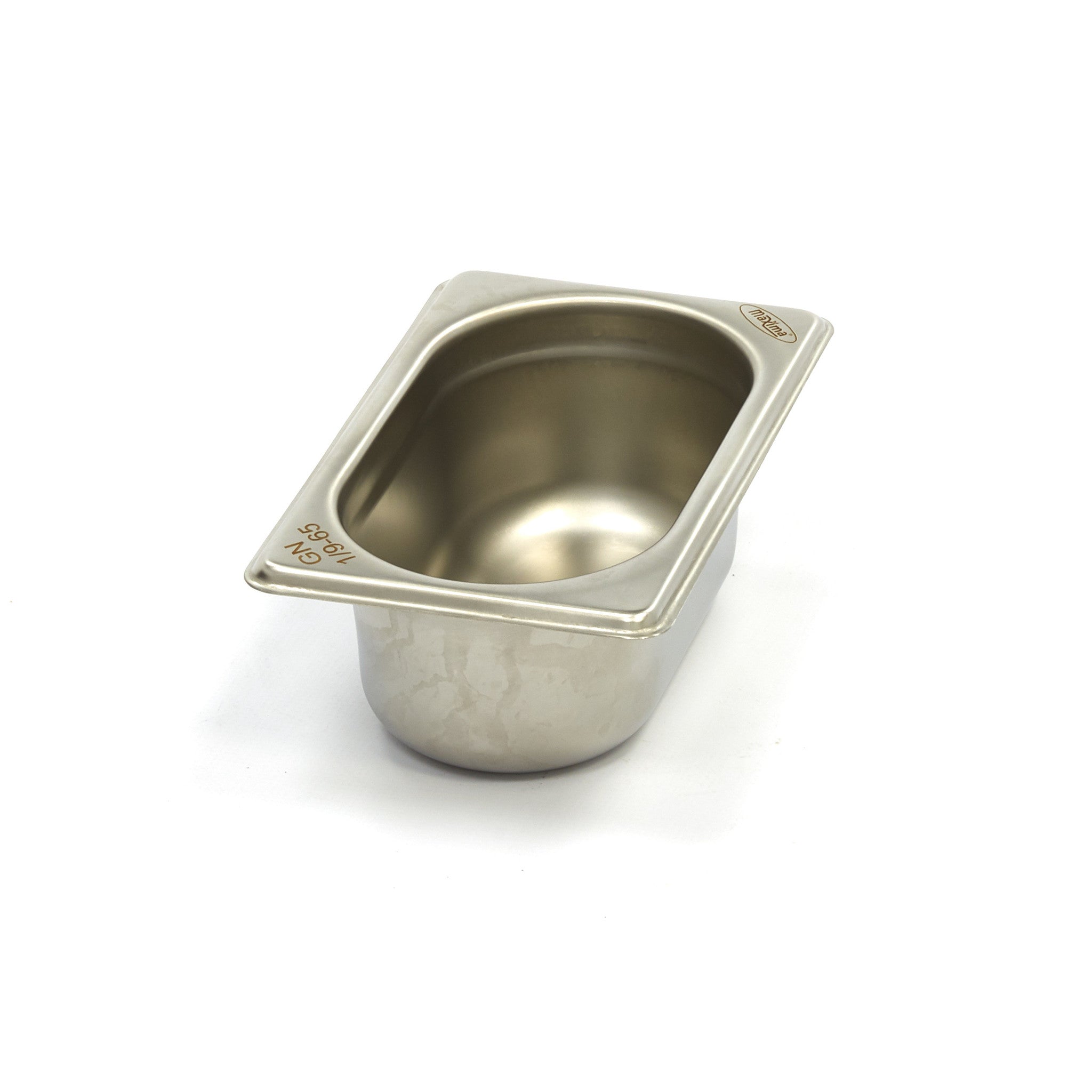 Gastronorm behållare - 3 st - 1/9 GN - 6,5 cm djup - rostfritt stål
