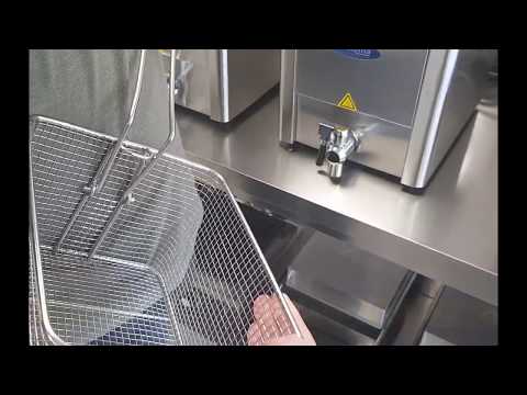 Friteringskastrull - 4L - 1 korg - upp till 1 kg pommes frites