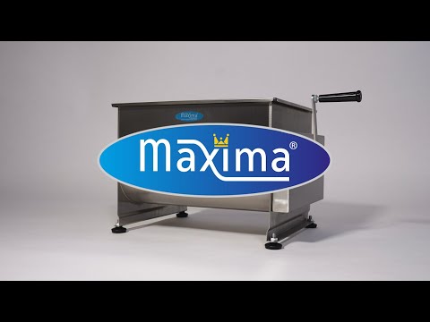 Köttblandare - 50L - 43kg Kött - Dubbelt skaft - Manuell