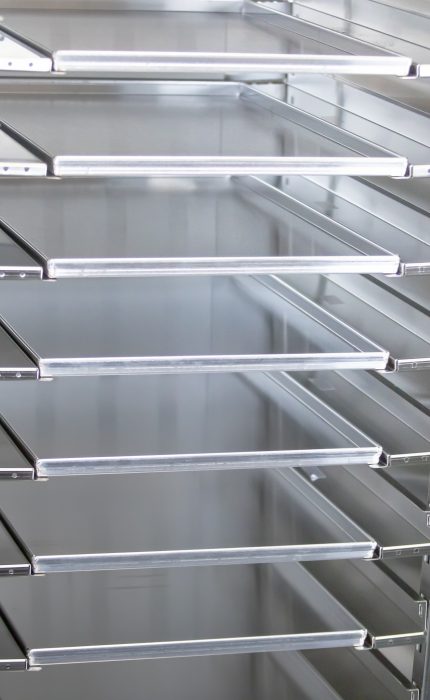 Dubbel industrifrys i rostfritt stål - GN 2/1 - 1240 liter