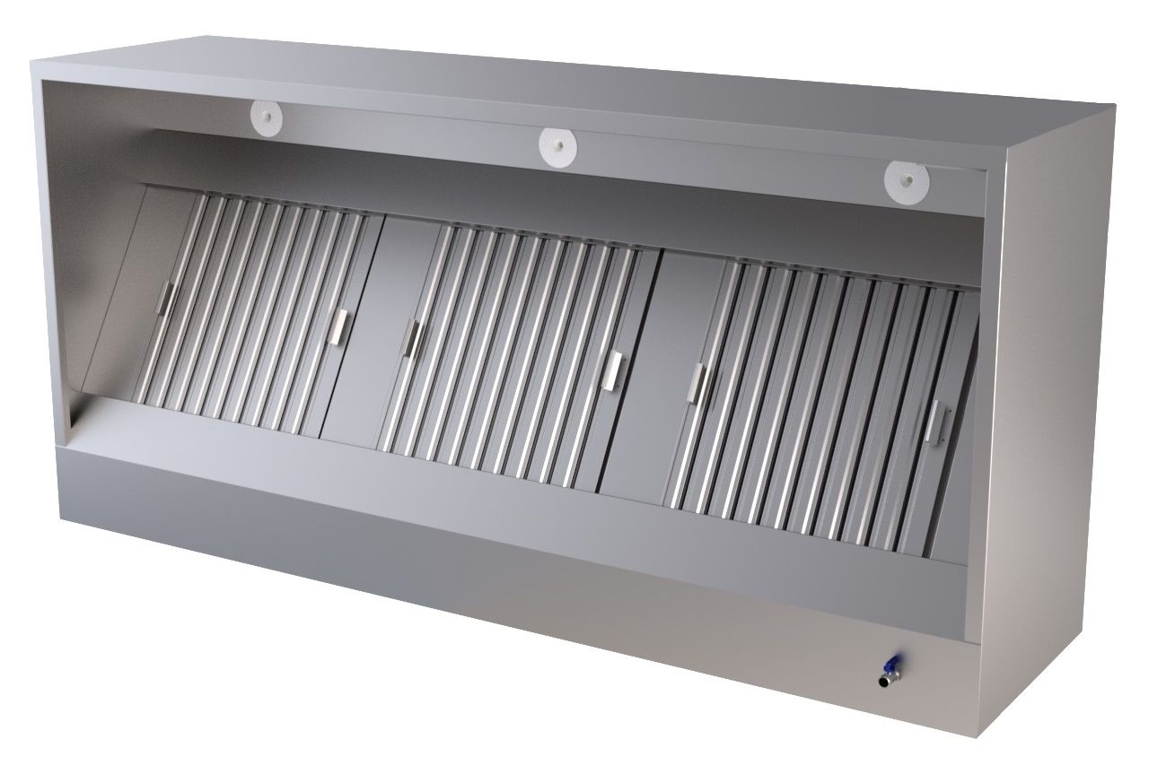 Industrihuv - 200 cm bred - utan motor