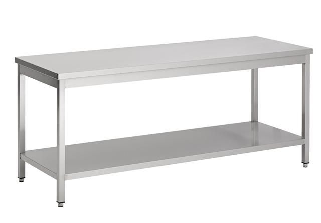 Arbetsbord rostfritt stål - 180 x 70 cm