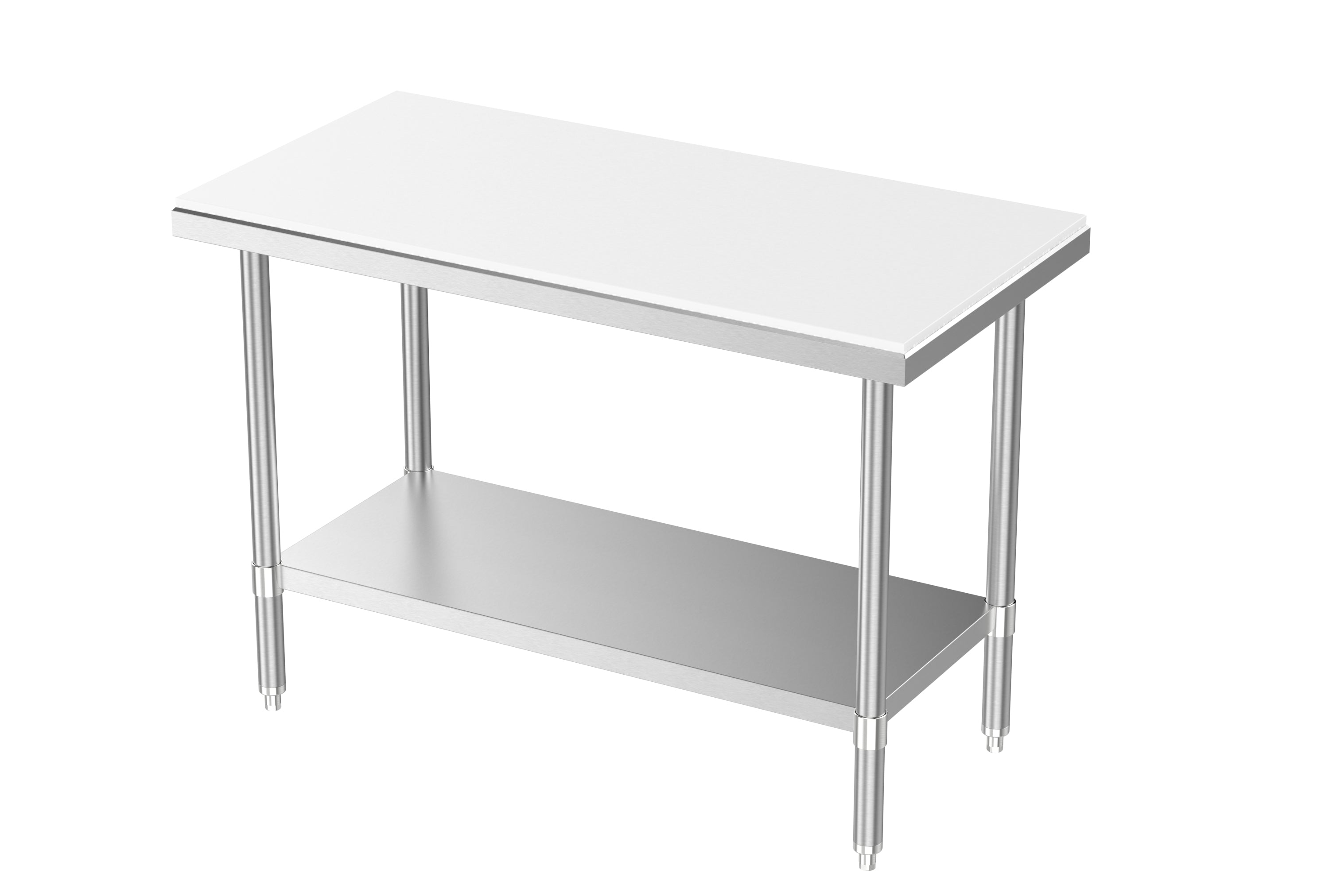 Bord - Rostfritt stål - 120x70 cm