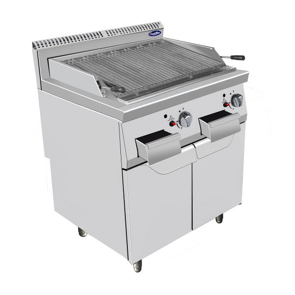 Lavasten Grill - Gas - Manuell höjdjustering - 800 x 700 mm