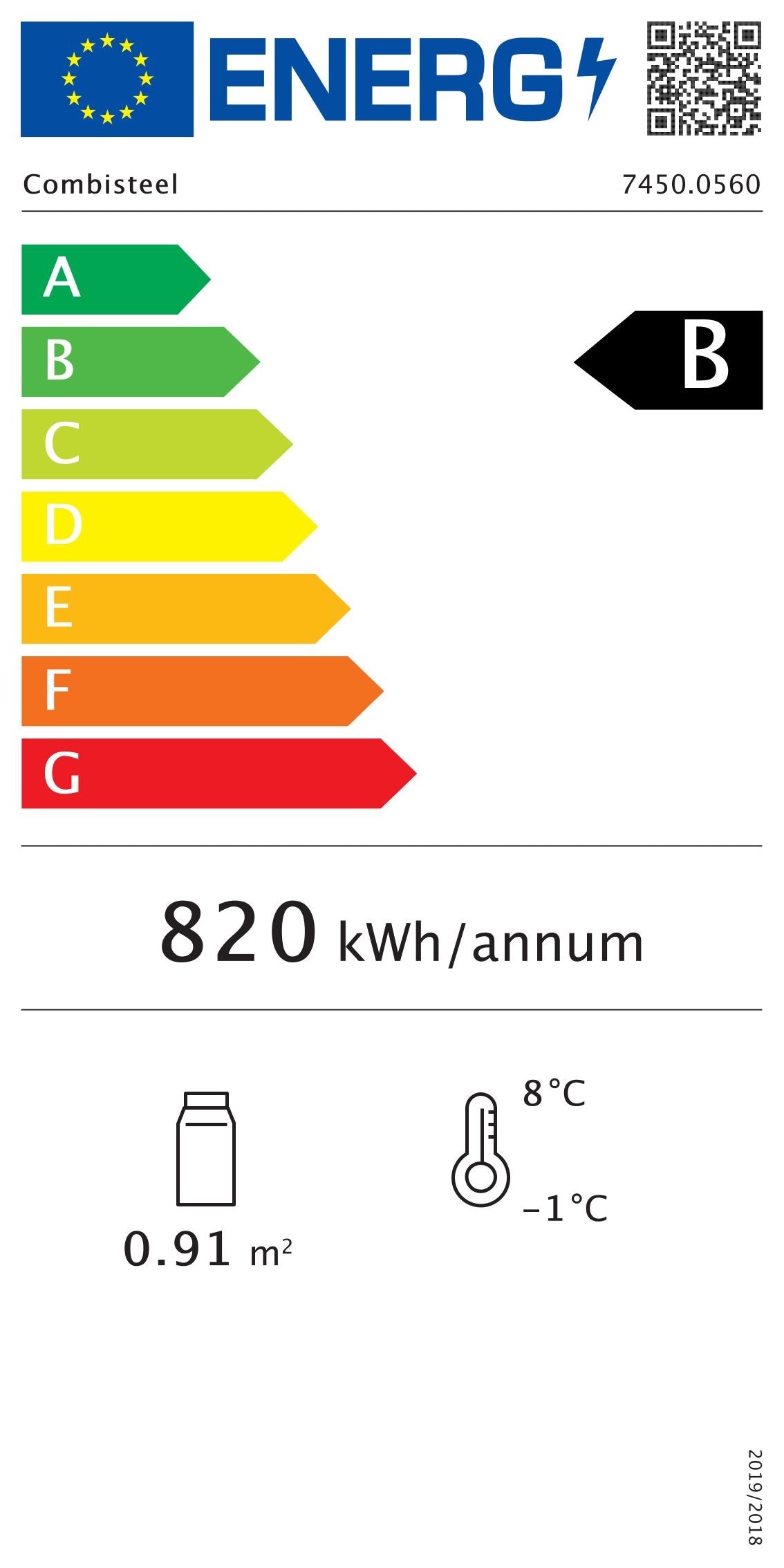 Industrikylskåp - Vit - 570 liter