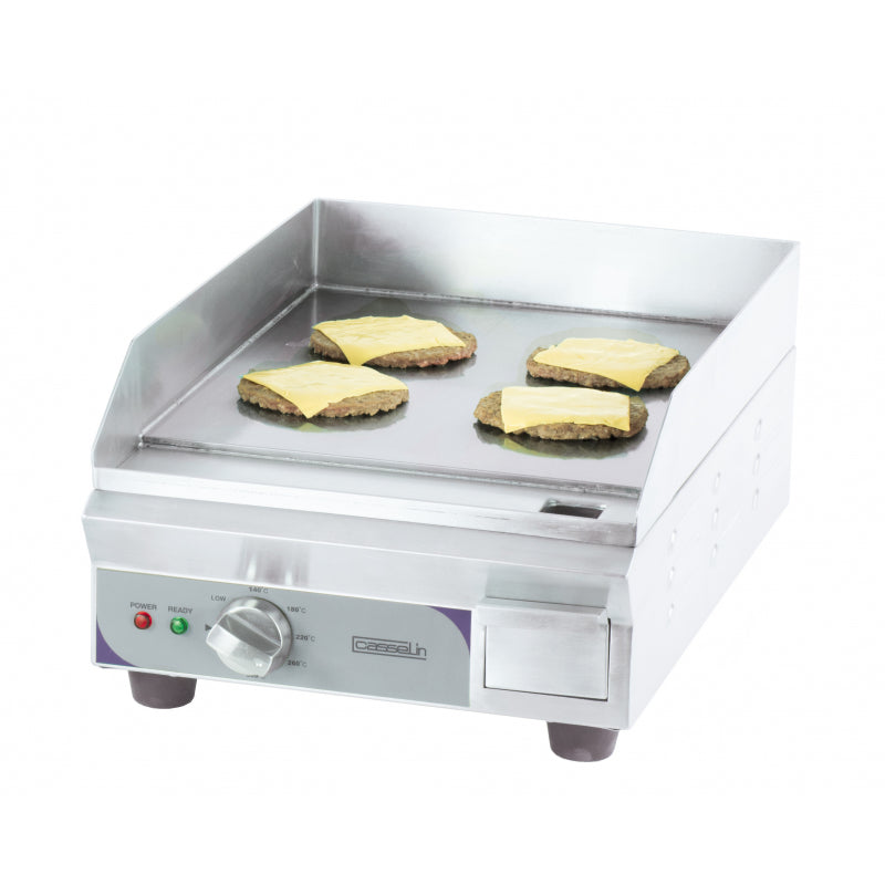 Stekplatta - Slät - Bred 370 x Djup 610 - 230 volt