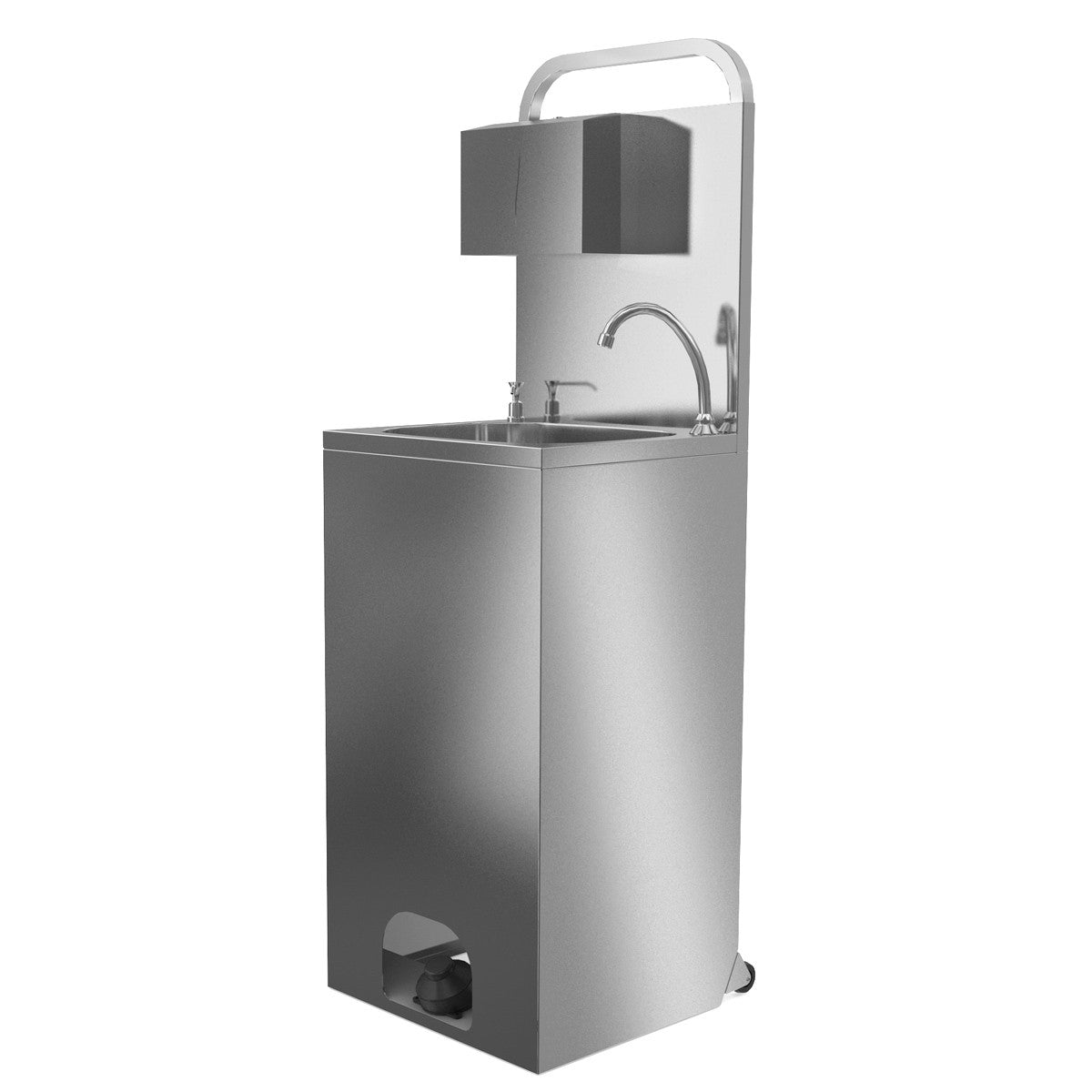 Mobil hygienstation - med inbyggd fotpump