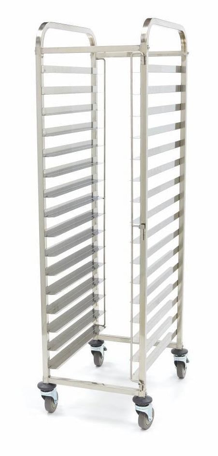 Uttagsvagn - Rostfritt stål - 400x600 mm - 16 uttag